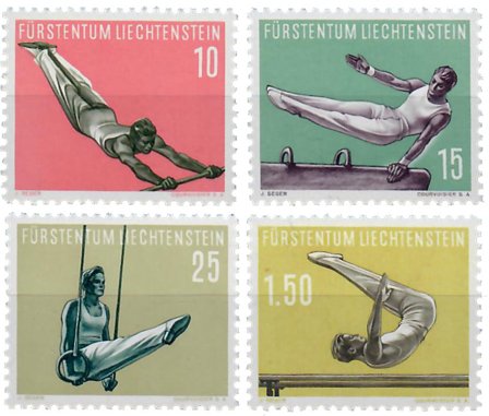 Liechtenstein 1957 - MICHEL 353-356 - Postfrisk