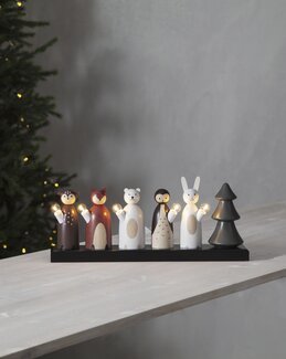 Star Trading Ljusstake Forest Friends Multi