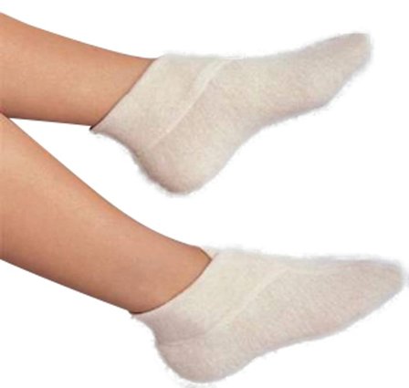 Peters Angora Sokker Natur M, Tøj & Bolig, Ankelsokker, Damesokker