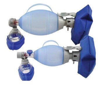 Pallone per Rianimazione Ambu Pluriuso Completo di Maschera e