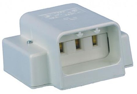 Norwesco 7693 Anslutningsdon för stickpropp med flatstift, 3-pol, Anslutningsdon & kablar