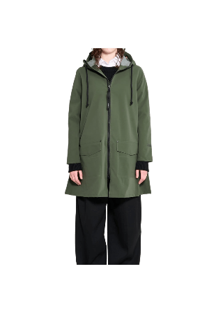Stutterheim Mosebacke Patch Raincoat Regnjackor Dam Grön XS