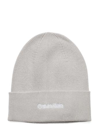 Essential Knit Beanie Accessories Headwear Beanies Grå Calvin Klein