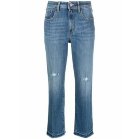Jacob Cohën, Straight Jeans Blauw, Dames, Maat:W26,Cotton