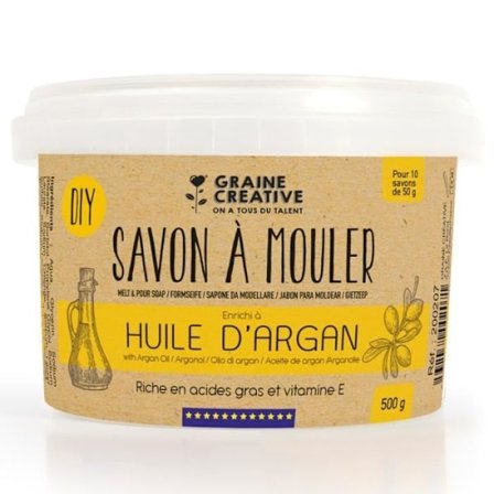 Savon à mouler - Graine créative - Arganolie - 500 g - DIY - Rig på fedtsyrer