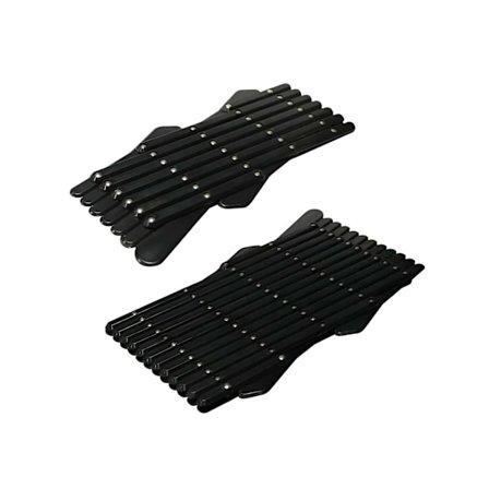 2 stk. Trækbart Bilvindue Sikkerhedsgitter til Hunde Katte Kæledyr 24cmx10.5cm