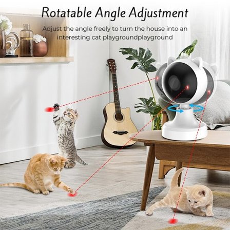 Automatic Cat Toys Interactive Smart Teasing Pet LED-laser