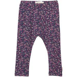 Creamie Vintage Indigo Floral Pants 110 cm - Bottoms - 110 CM - Blue - Mädchen