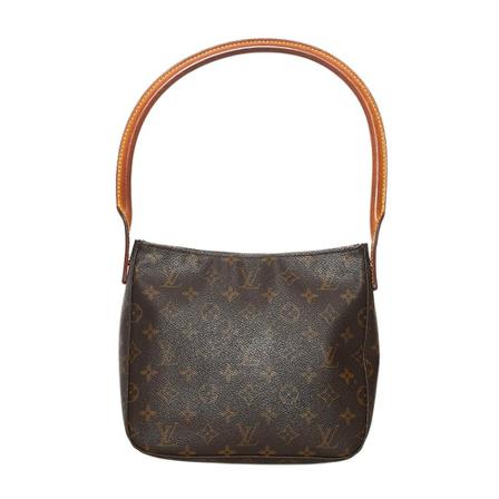 Louis Vuitton Vintage Pre-owned Monogram Looping MM , Bruin , Dames , Maat: ONE Size Vintage Tassen