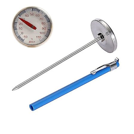 Termometer Kompakt Varmebestandig Plast Mat Temperaturtester For Hjem Q