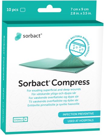 Sorbact compress 7x9cm