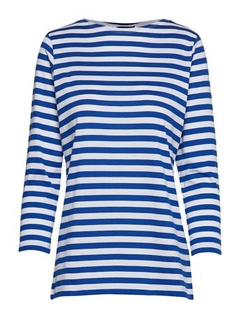 Ilma Shirt T-shirts & Tops Long-sleeved Blå Marimekko