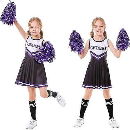 Barnas skolefest Cheerleader Costume Halloween Party