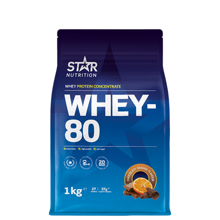 Star Nutrition Whey-80 Vassleprotein 1 kg
