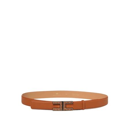 Elisabetta Franchi Waist Brun, Dame Bælter