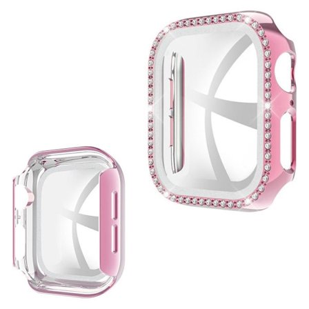 Apple Watch Series 6 / 5 44mm strass ram - rosa