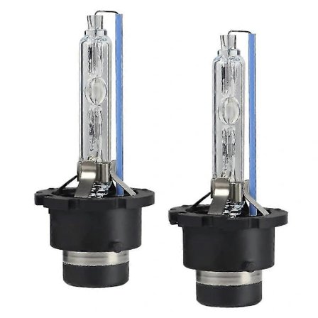 2 stk Vanntette Lyse D4s Xenon Frontlyspærer Erstatning Varmebestandige 8000k Anti-uv Lys Lampe