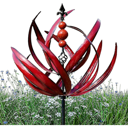 Harlow Wind Spinner Rotator, Wind Spinner för trädgård och trädgård, stora kinetiska vindskulpturer i metall Gårdskonst utomhusdekor