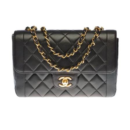 Chanel Vintage, Pre-owned Leather chanel-bags Zwart, Dames, Maat:ONE Size,leer