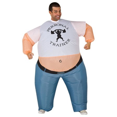 Oppblåsbar Personal Trainer Kostyme for Voksne