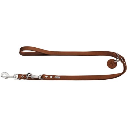 HUNTER T-Leash 16/200 Leather Cognac