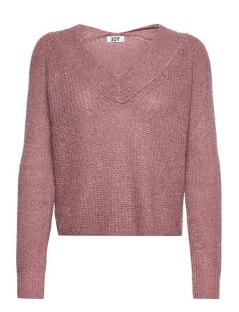 Jdyhouston L/S V-Neck Pullover Knt Lo Pink Jacqueline De Yong