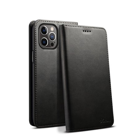 iPhone 16 Pro Max Plånboksfodral, Magnetiskt Flip Läderskydd Stötsäkert Skyddsfodral med [Kortplatser] [Ställ] [Hållbar Ram]