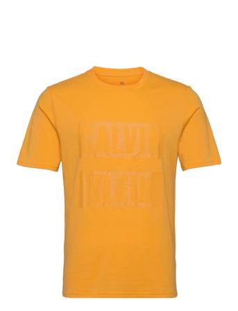 Pw - S/S T-Shirt Yellow Calvin Klein Performance