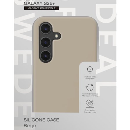 Silicone Case MagSafe Galaxy S26 Plus Beige