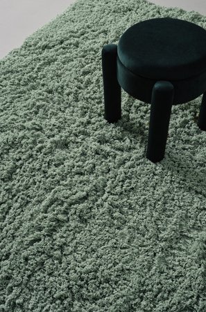 Jotex - Flossteppe Bomull/Bomull Lys grønn VANIA - Kjøp Bomulls- & filleryer hos Jotex