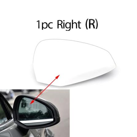 Uppvärmning Sidospegel Glas Linsdörr Wing Backspegelglas för Audi A4 S4 RS4 RS 4 B9 A5 S5 RS6 RS 5 2016-2023 Tillbehör 1pc Right