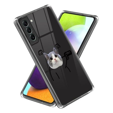 Deco Samsung Galaxy S23 Plus Suojakotelo - Kissa With A Gun