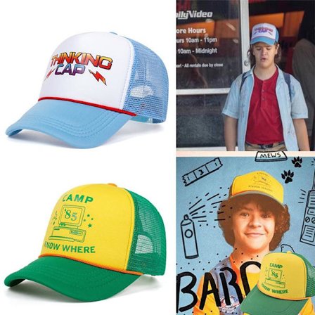 Stranger Things Solskjerm Baseball Caps-grønn