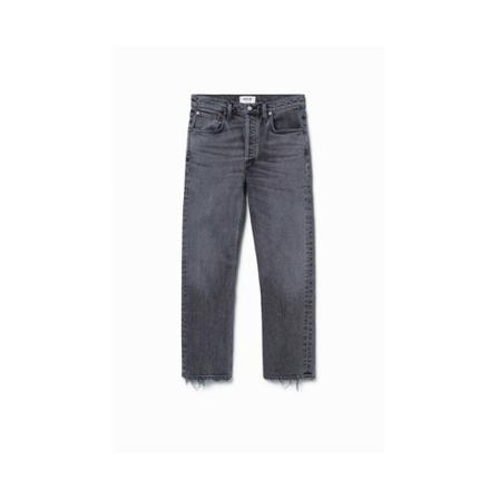 Agolde Cropped Broek , Grijs , Dames , Maat: W29