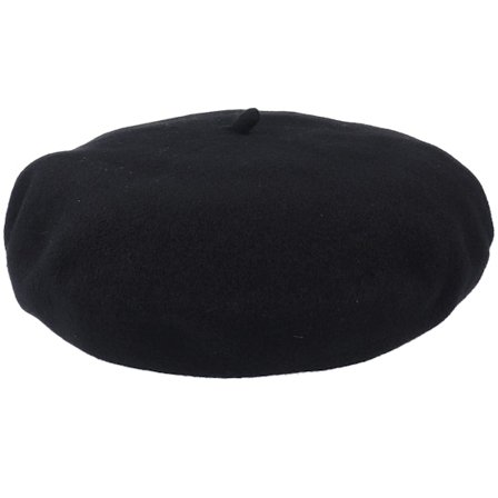 CTH Ericson - Noir beret Chapeau - Amelie Wool Black Beret @ Hatstore