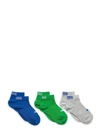 Puma Kids Quarter 3P Socks & Tights Socks Harmaa PUMA