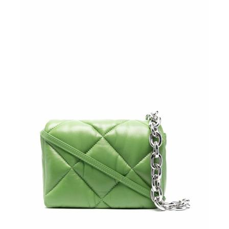 Stand Studio, Brynn Chain Bag Zielony, Kobieta, Rozmiar: ONE Size