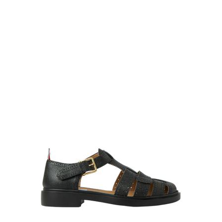 Thom Browne Brogued Fisherman Sandaler svart, Herr, Herr, Storlek: 42 EU