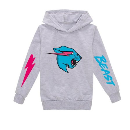 Mr. Beast, Lightning Cat huvtröja, casual