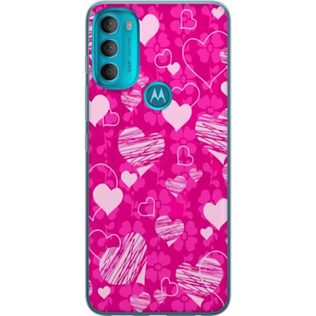 Yhteensopiva Puhelinkuori Motorola Motorola Moto G71 5G PopSydänKuviointi