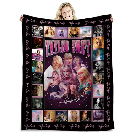 Berømt sanger flanneldækken Taylor Swift gave tæppe aircondition tæppe lur tæppe cover tæppe berømthed tæppe