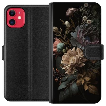 Apple iPhone 11 Tegnebogsetui Blomster