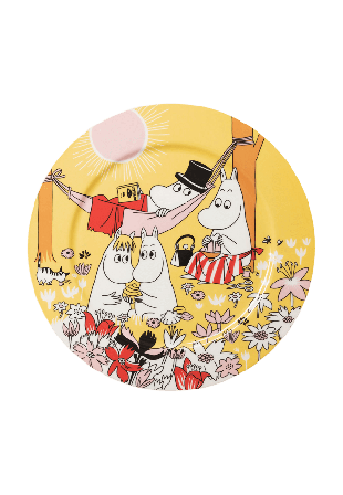 Arabia Mumin servingstallrik 30cm Familjemys g. Serveringstillbehör Flerfärgad 30 CM