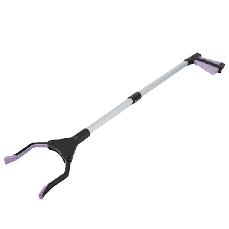 Monitoiminen taittuva pitkä roskapihdit tarttuja poimintatyökalut sanitaatiosiivoustarvikkeet Violetti kahva Hopea putki