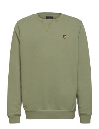 Classic Crew Neck Fleece Svetari Collegepaita Vihreä Lyle & Scott Junior