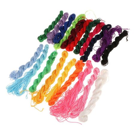 Polyesterknut sladd för stickning och virkning