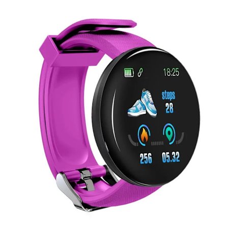 Digital Klocka herrklockor Blodtryck Rund Smart klocka Kvinnor Smart Armband Vattentät Sport Tracker För Android IOS