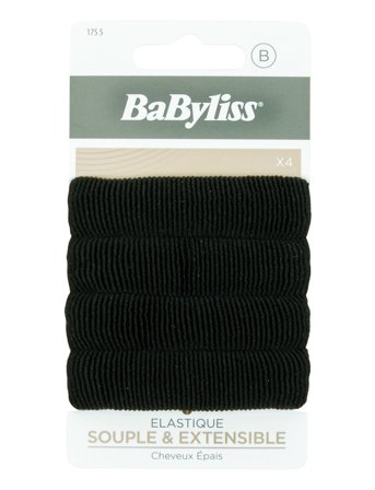 Babyliss Paris | Thick Soft Elastics 4 Pcs | ONE SIZE