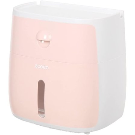 Veggmontert Papirhåndkledispenser Rullholderboks med Liten Skuff (BR)