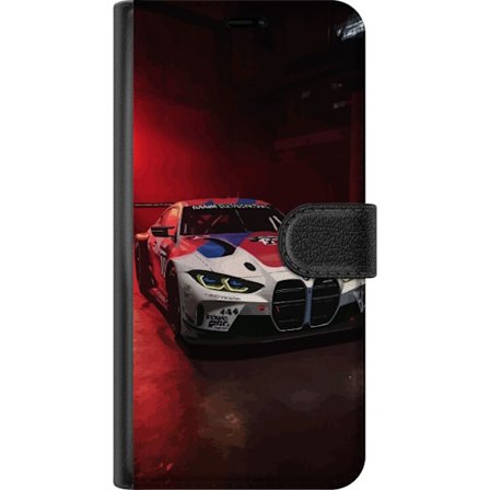 Kompatibel Tegnebogsetui til Samsung Galaxy A26 BMW racerbil motorsport illustration med dramatisk belysning sportsvogn præstation og bilentusiast tem